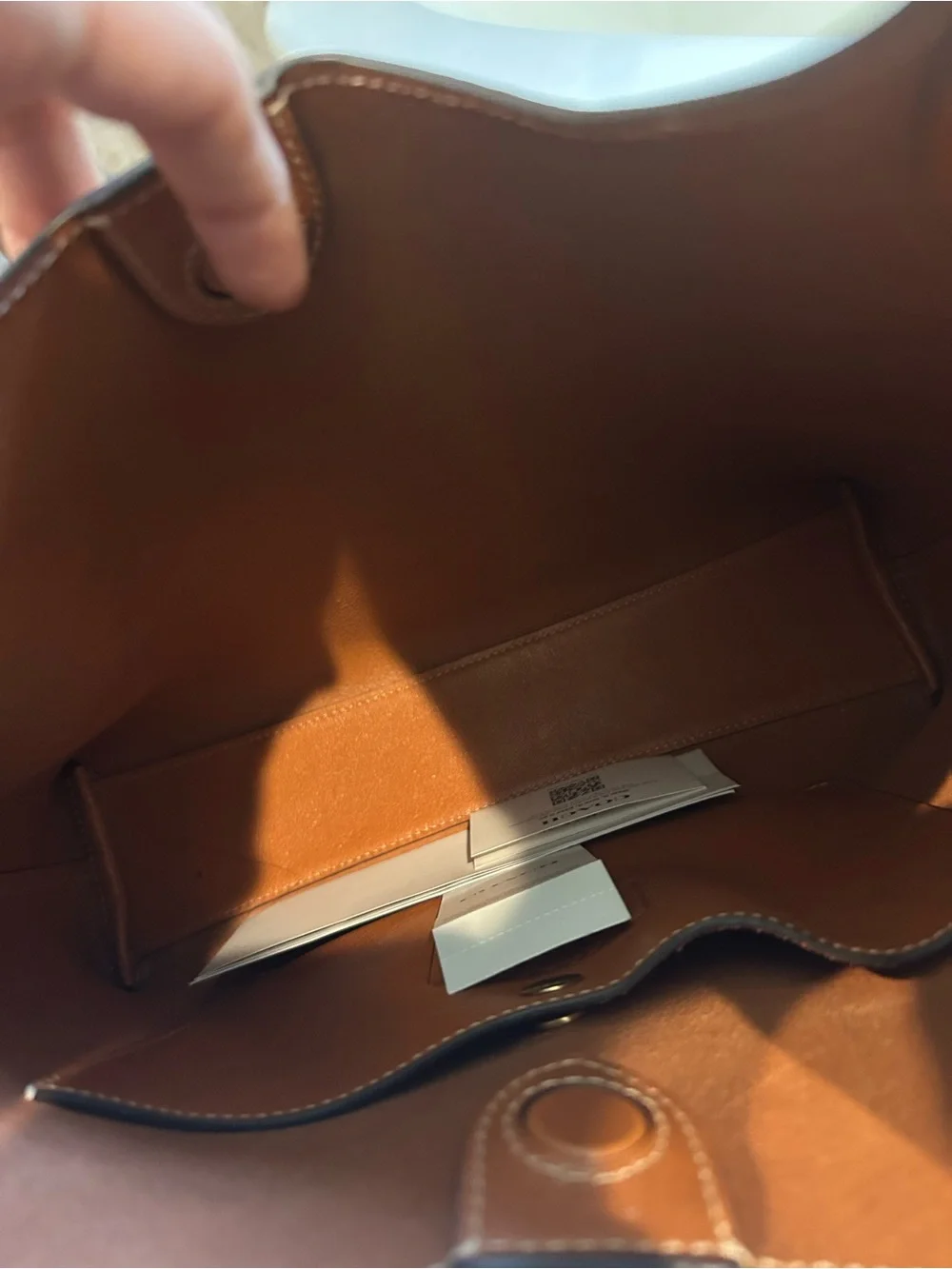 Coach Saddle Brown Leather Shoulder Bag